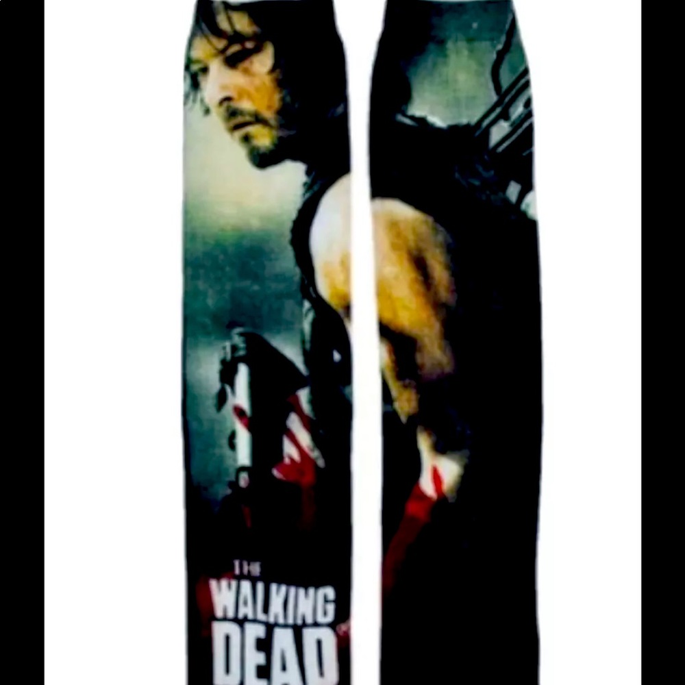 NWT Walkimg Dead Daryl Dixon Sublimated Socks 3 pairs available